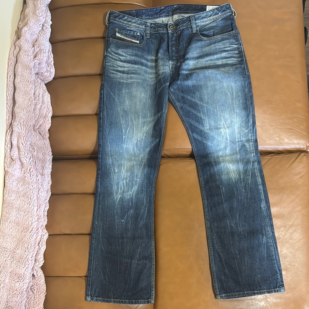 Diesel Zatiny Regular Bootcut Jeans - Blue